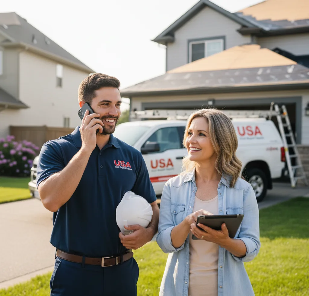 USA Roof Repair Experts customer support in Brush Creek